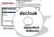 dependent listboxes cd thumbnail